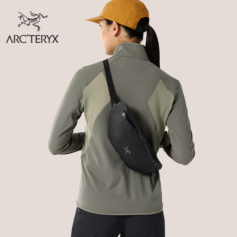 始祖鸟（ARC’TERYX）便携 男女同款 腰包 GRANVILLE CROSSBODY BAG Black/黑色