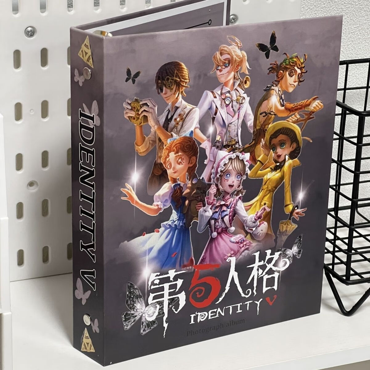 第五人格卡冊相冊A5卡冊高顏值大容量小卡硬殼四宮格活頁收納冊男卡牌收藏冊個性實(shí)用兒童游戲卡片收集 第五人格卡冊+40內(nèi)頁【320卡位】