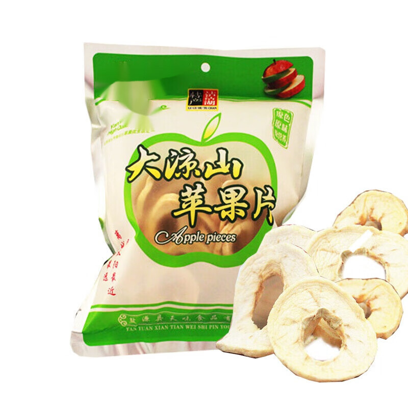 贝棋禾苹果原味苹果干片水果干苹果干凉山泸沽湖 50克x4袋(小份量装
