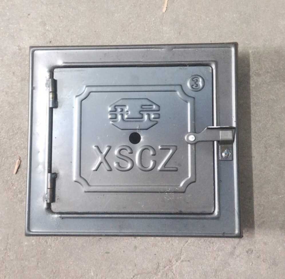 天颛土灶台火门 柴火灶灶门 炉门铸铁锅炉配件厨房农村炉门3号灶门 带