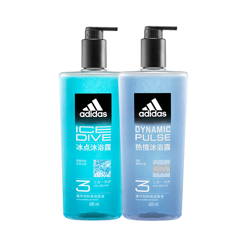 Adidas/ϴ˹ ʿһ ԡ¶װ 600ml+600ml