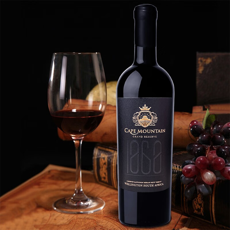 开普山(cape mountain)干红葡萄酒 进口红酒 1868百年庄园纪念款 收藏