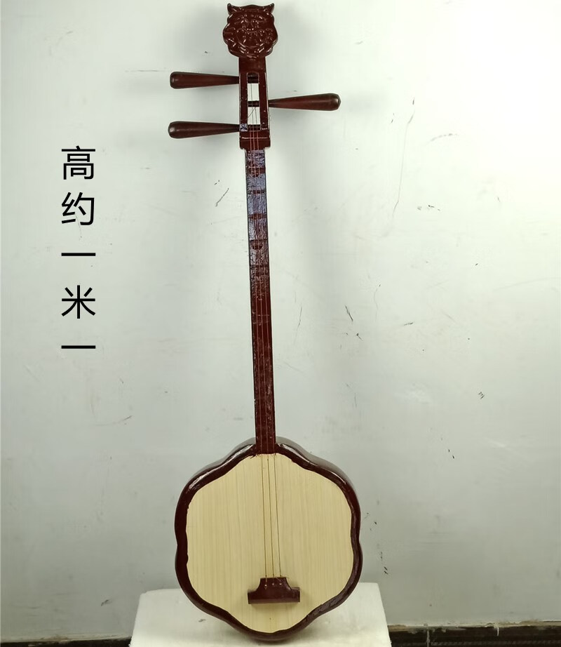 天鹅客家梅花琴潮汕乐器秦琴三弦古装汉风拍照摄影舞蹈舞台表演出道具