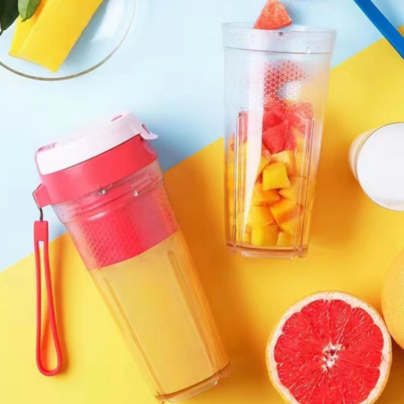 特百惠(tupperware)榨汁机 350ml小型便携式碎冰家用水果奶昔榨汁器