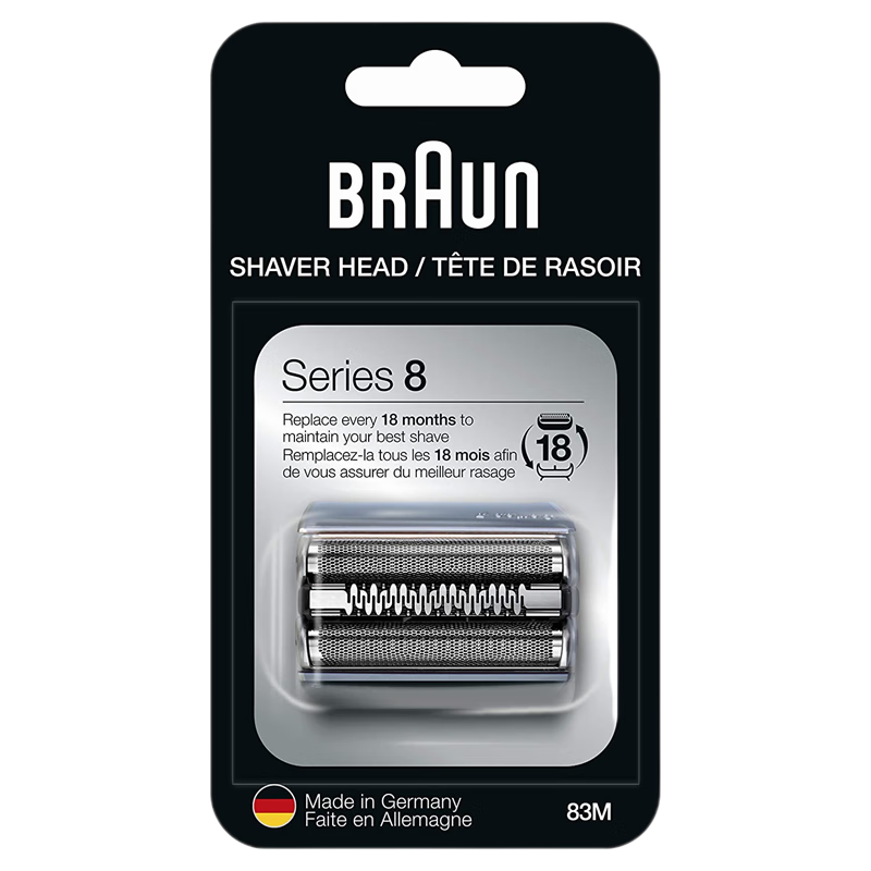 博朗(braun)8 系列电动剃须刀替换刀头 - 83m - 兼容电动剃须刀 83