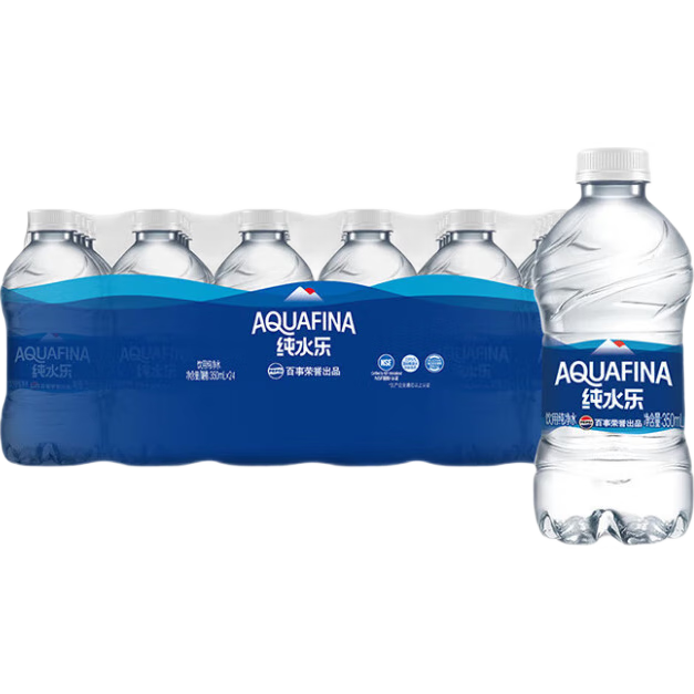 ���¿��ִ�ˮ�� AQUAFINA ����ˮ ����ˮ 350ml*24ƿ ���³�Ʒ