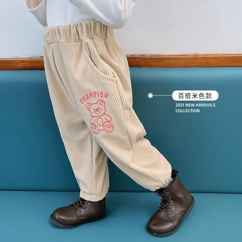 懿琪宝贝儿童裤子秋冬YC14KZ003 杏色 100怎么看?