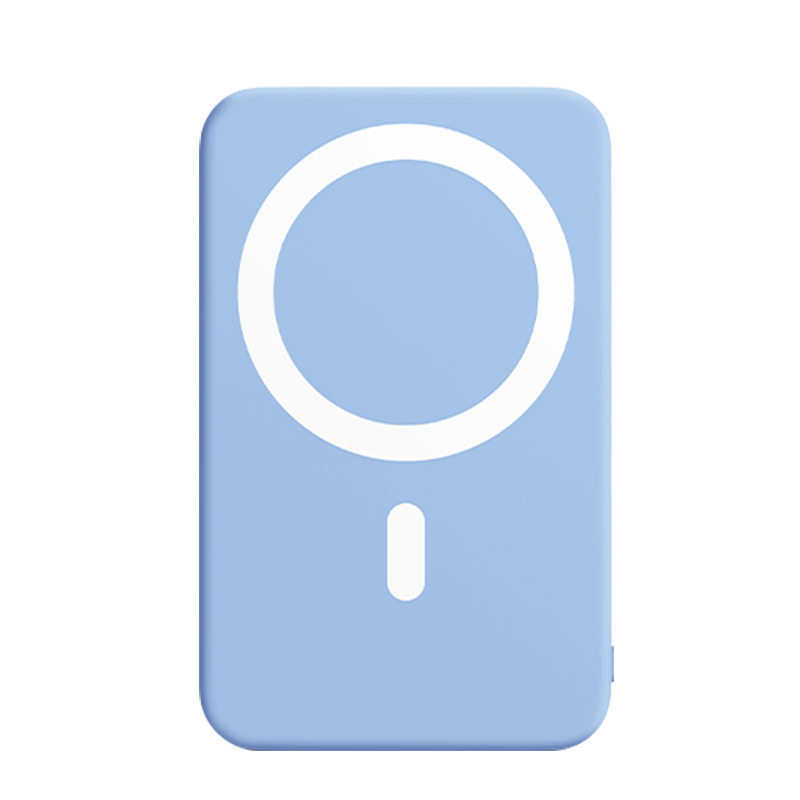 VEZO 磁吸充电宝MagSafe无线快充苹果iPhone1312外接电池10000毫安便携移动电源 远峰蓝【10000毫安大容量丨双向快充】