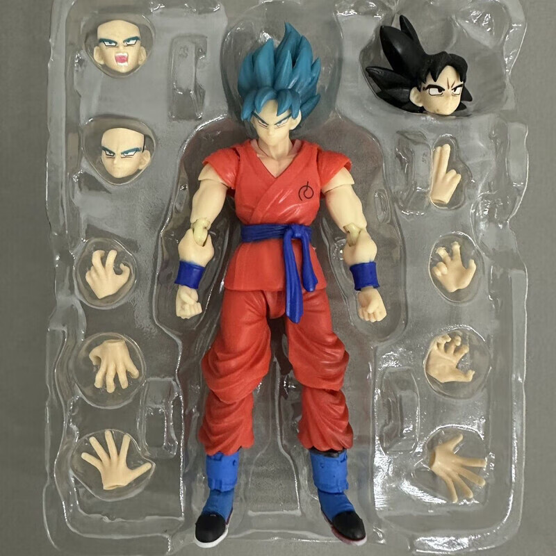 金锦阳七龙珠孙悟空关节可动shf七龙珠超可动超蓝孙悟空复活的f 觉醒