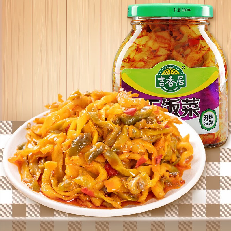 吉香居榨菜 下饭菜 自有蔬菜基地原料 鲜香爽脆开味菜 早餐小菜  306g