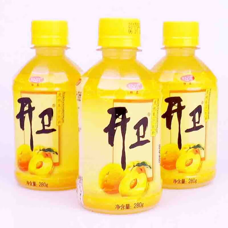 开卫黄桃汁饮料280g浓缩果汁开卫黄桃果味饮料饭店餐饮饮品 黄桃280g*