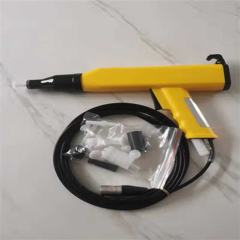 靜電噴槍手動噴粉槍高壓發(fā)生器配件內(nèi)置式靜電粉末噴涂設(shè)備噴塑槍 紅色