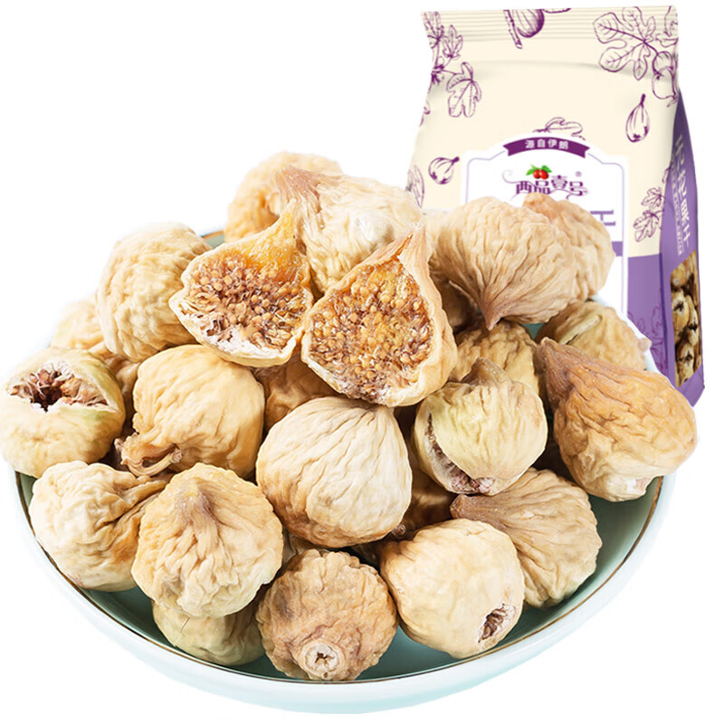 西品壹号伊朗小无花果干 即食干果制品 可煲汤煮粥 1袋 500g 无花果干