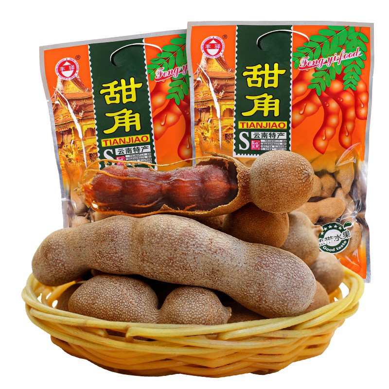 阿表哥酸角云南特产酸角果甜角果休闲零食果干小吃 甜角(酸甜) 350g *