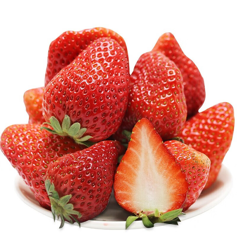 勿语 精选大凉山露天种植新鲜草莓现摘现发 礼盒装产地直发10年老店 4盒中大果单果12g+ (44-60枚)净重2.2-2.6斤