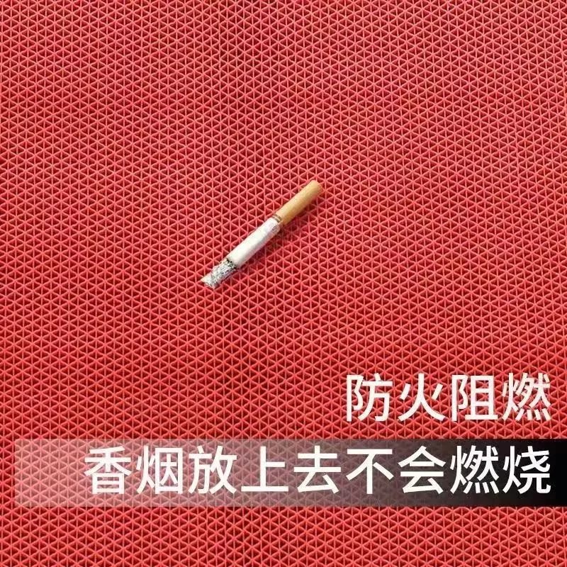 塑料PVC镂空防滑垫可裁剪家用地垫门厅防滑垫浴室厕所防滑隔水垫 宽90厘米*长60厘米 【款】红色4.5毫米厚