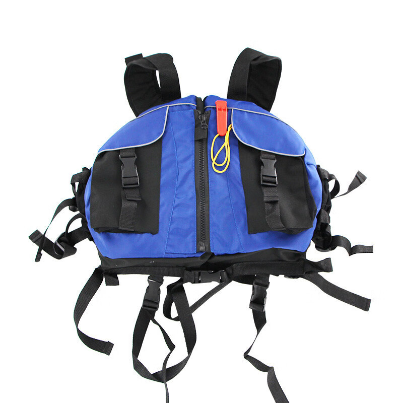 松叶森林 甲壳虫式救生衣大浮力可印logo 均码 蓝色 件 1820009