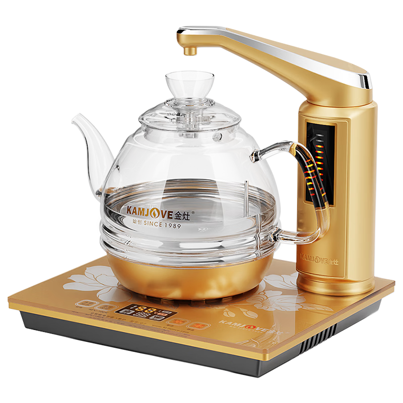 金灶（KAMJOVE）全智能電茶壺自動(dòng)上水電熱水壺茶具 電熱水壺玻璃燒水壺電熱茶爐 G7