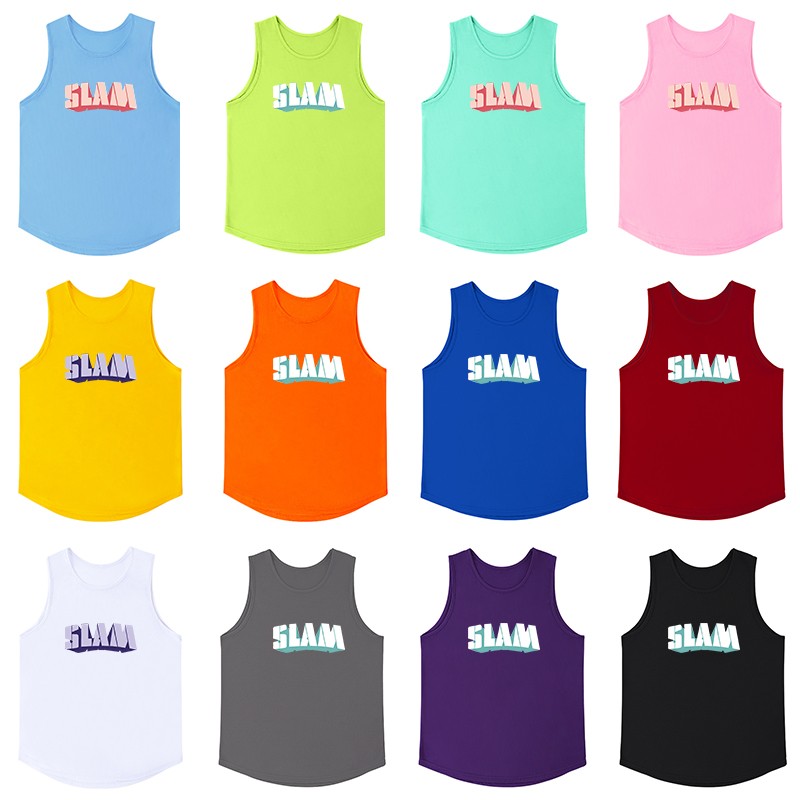 TAKE MOVE美式篮球运动背心男宽松网眼透气速干无袖坎肩球衣投篮服夏体育生 橙色 XL/175-180cm,170斤