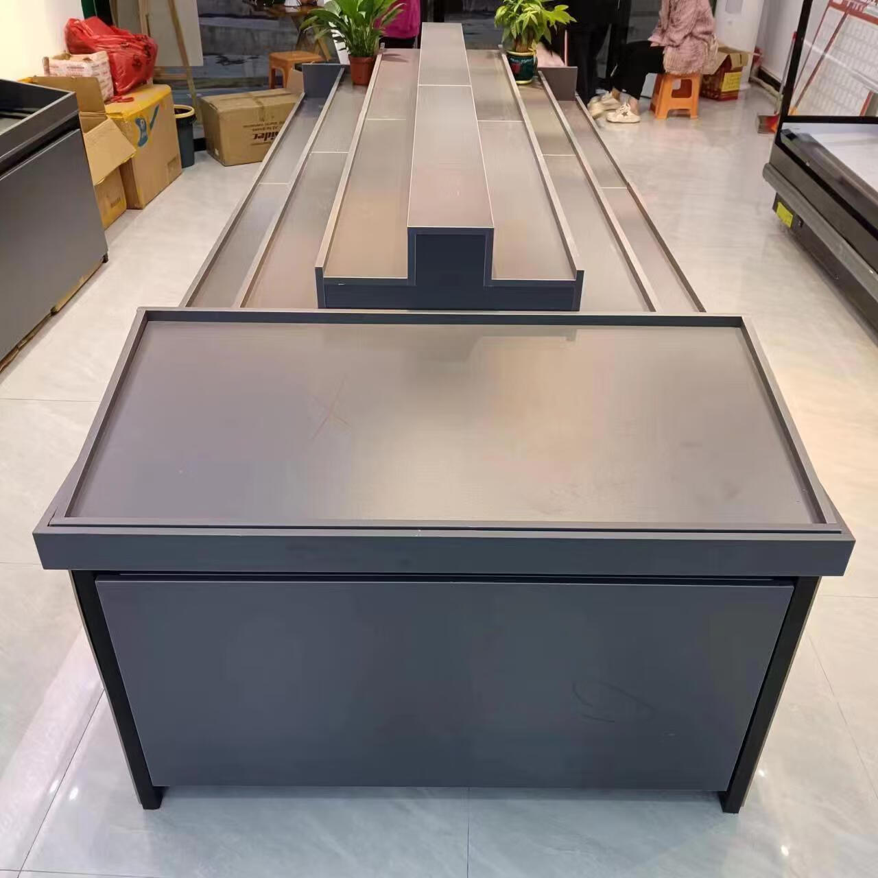 百圣牛水果货架阶梯式展示架果蔬货架超市定制多层梯形陈列货柜水果