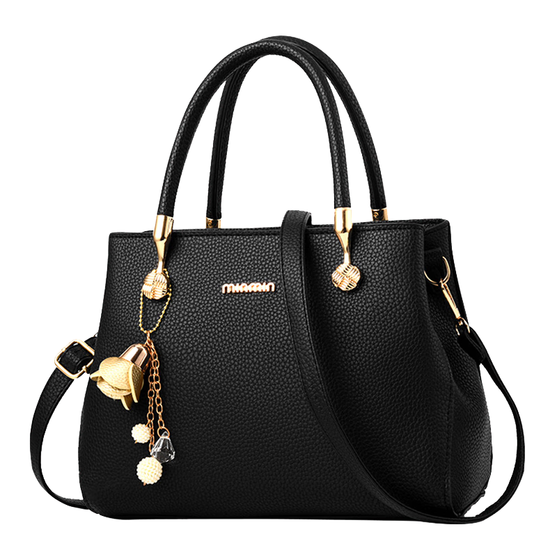 游子吟送妈妈母亲节礼物包包女包2025年最新款大容量单肩包斜挎女包 经典黑156元拍2件(合78元/件)