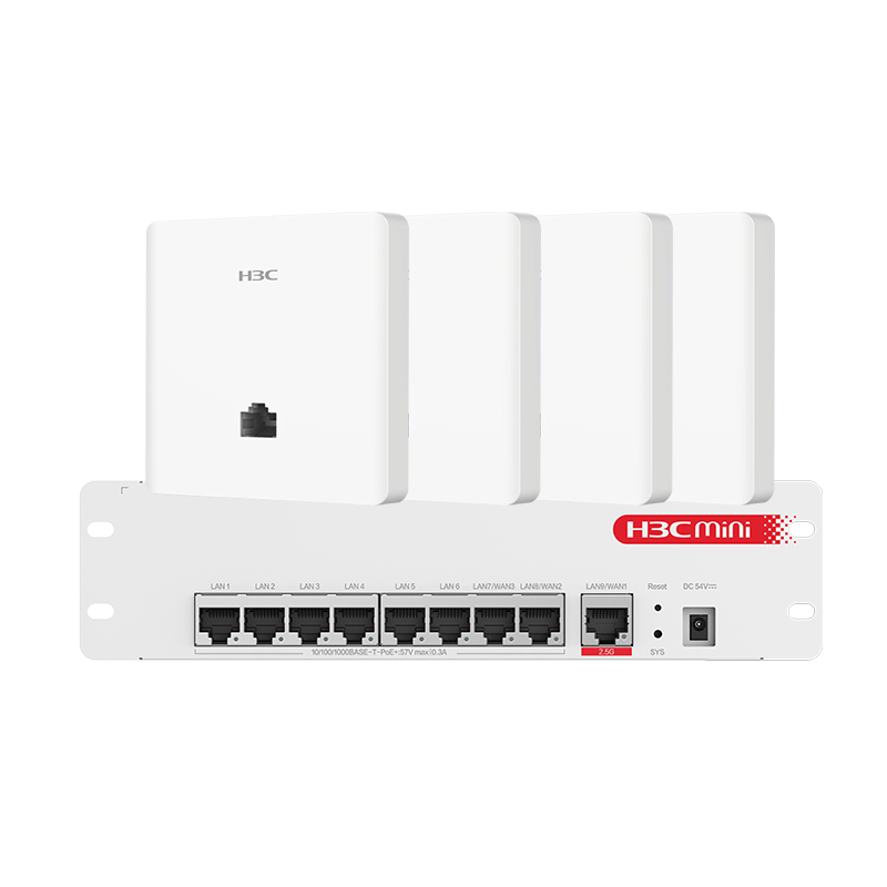 ??H3Cȫwifi6·ǧ˫Ƶ3000M ҵAP ac+ap14װAP3000L-U*4+AC1109L-P-U??