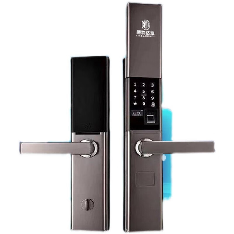 烈豹达科指纹锁家用防盗门密码锁电子锁滑盖智能门锁远程大门锁t6