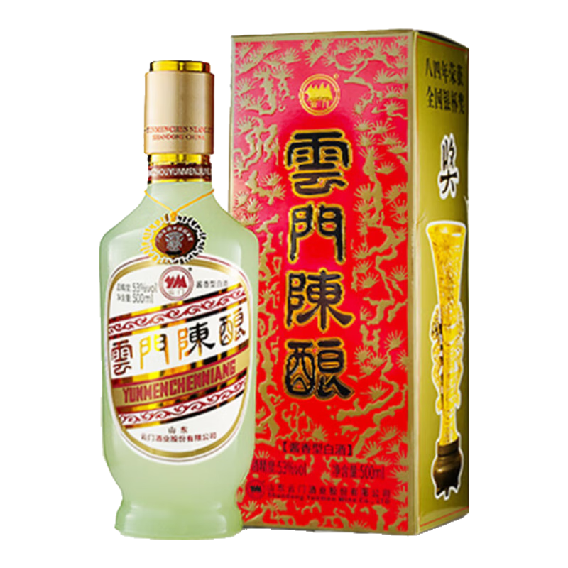 云門陳釀 乳白 醬香型白酒 53度 500ml  單瓶裝 中秋送禮