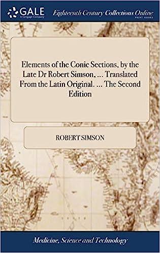 预订 elements of the conic sections, by the late dr robert