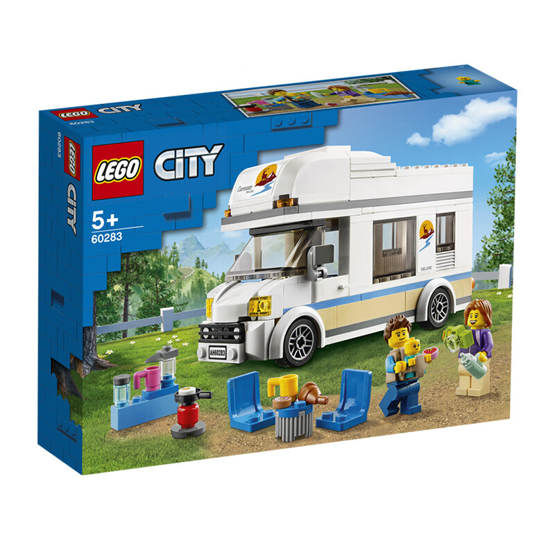 乐高(LEGO)积木 城市系列CITY 60283 假日野营房车 5岁+ 儿童玩具 男孩女孩圣诞礼物