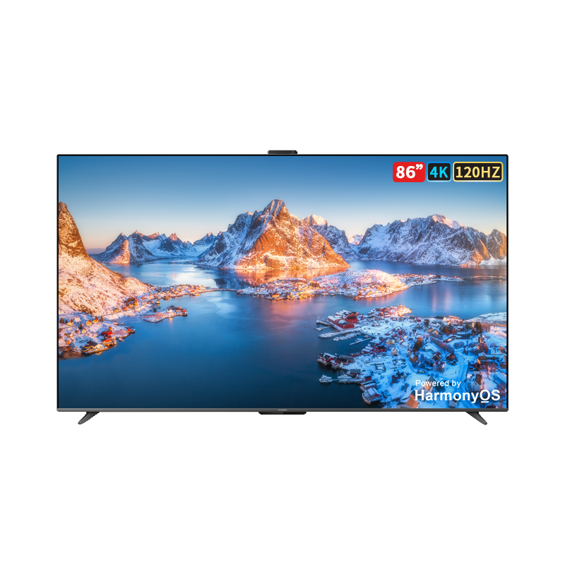 华为电视智慧屏86英寸 HarmonyOS 3 超大屏120Hz 4K超高清 超薄全面屏液晶教育K歌游戏电视机 华为智慧屏S86 Pro(有摄像头)4+64G