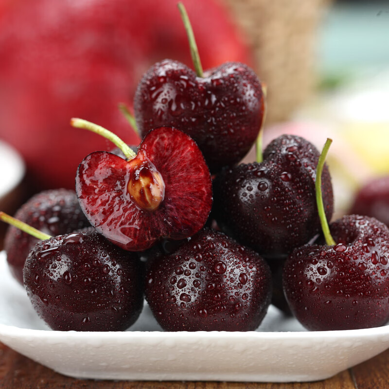 智利车厘子新鲜水果进口大樱桃2jj3j特大果当季整箱2斤1斤 1斤 j 26mm
