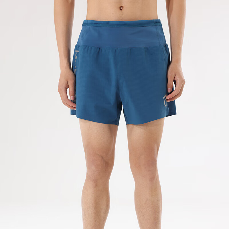 马孔多（macondo）男子夜跑短裤4代马拉松跑步训练运动裤吸湿速干 午夜蓝 XL 