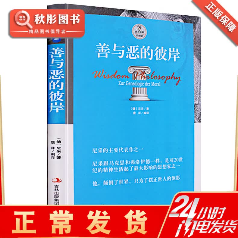 善与恶的彼岸 插图版尼采书籍外国哲学 善与恶的彼岸西方大师的智慧