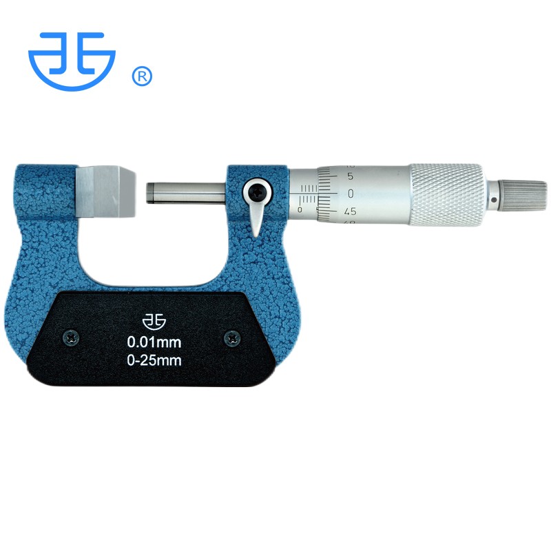 青量西北 大测砧千分尺0-25mm 青海量具 适用于测量盘铣刀齿厚 分辨率