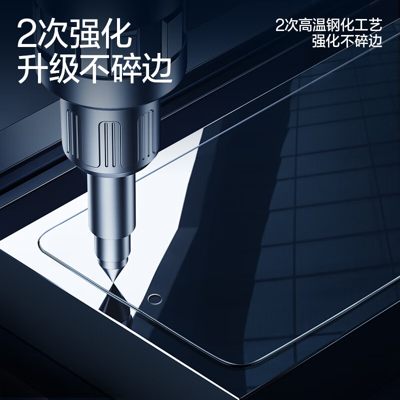 闪魔【甄选百货】适用红米turbo3钢化膜手机膜 xiaomi高清升级防爆全 【增强版|高清防爆抗指纹】2片+神器 酒精包