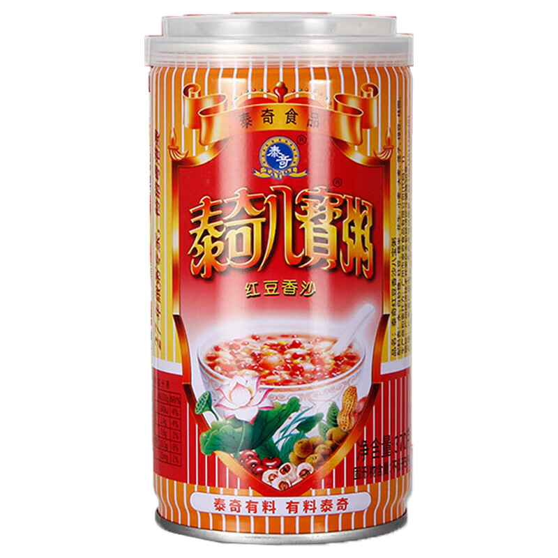 泰奇【日期新鲜】 6罐八宝粥香沙红豆味370g原滋美味即食粥早餐粥