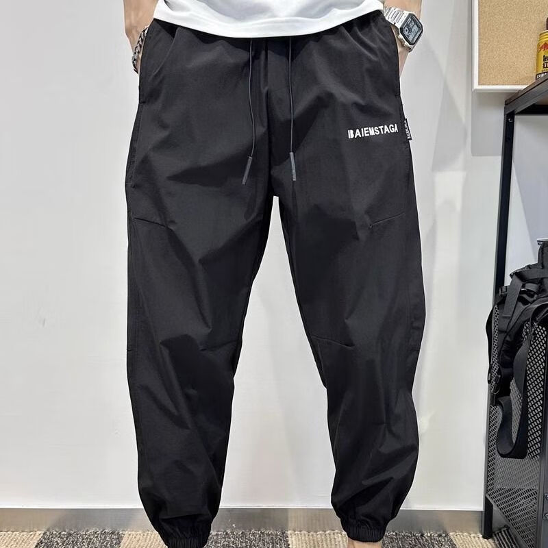 索涉(suoshe)散步裤开车裤胯宽腿粗屁股大o型腿修饰春夏季轻薄男女