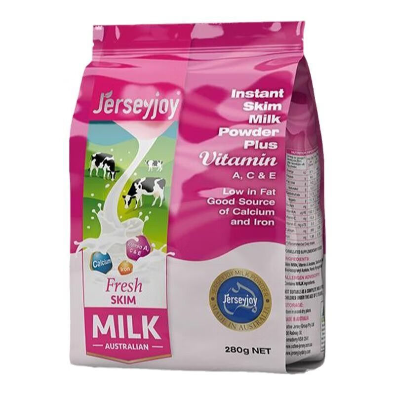 i爱薇牛澳洲进口女士学生青少年脱脂速溶代餐奶粉280g袋装 【脱脂尝鲜