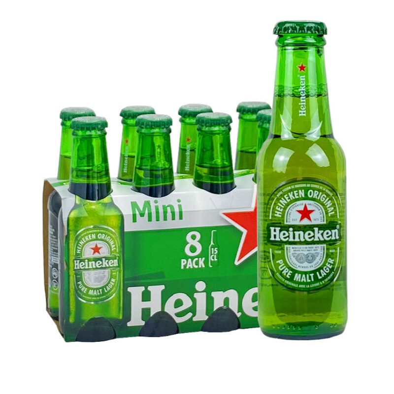 喜力（Heineken）迷你瓶黄啤酒150ml*24瓶 海尼根 法国&意大利双版本 150ml*24瓶【意大利&法国】