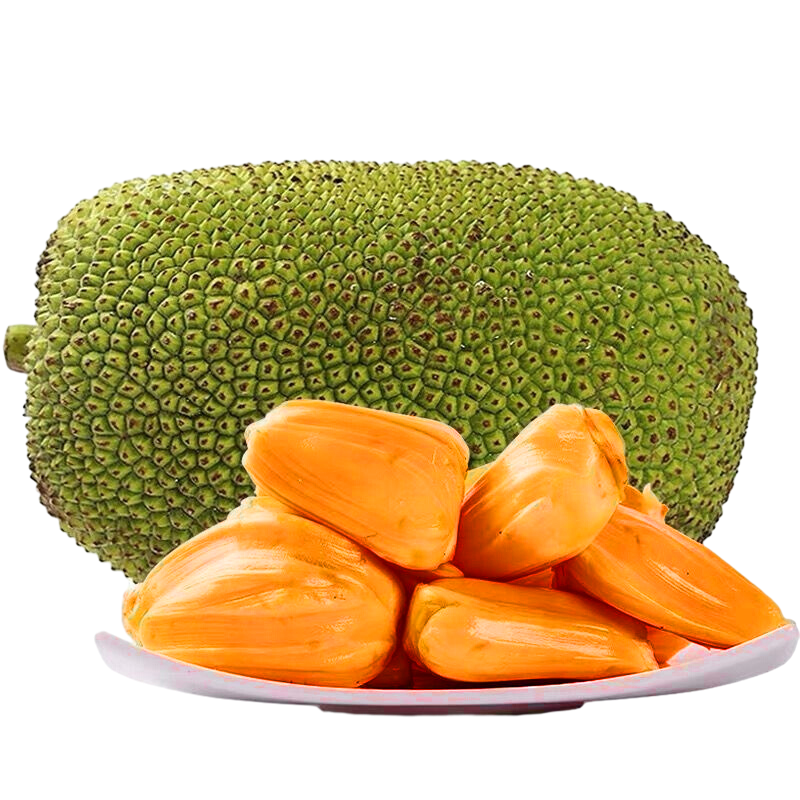 鲜福林越南进口印尼红红肉菠萝蜜新鲜应季热带水果高品质甜心菠萝蜜整箱 整果中大果9-11斤（经济实惠 出果率高）