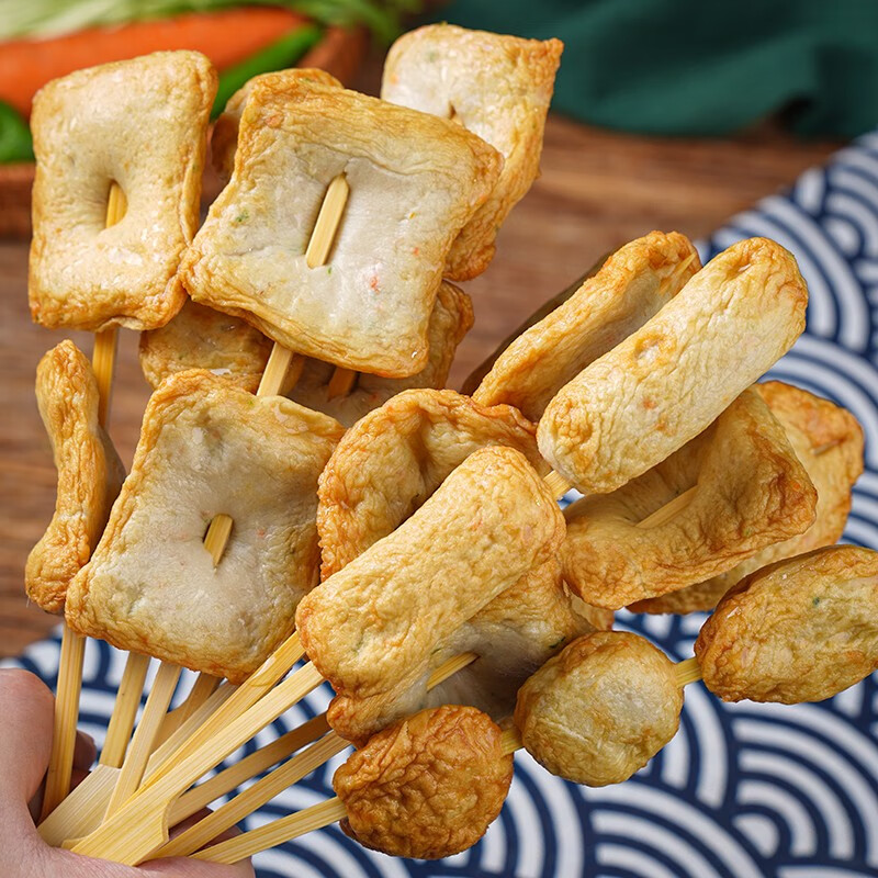 崔奶奶鱼饼串 韩式部队火锅日式关东煮 综合海鲜饼甜不辣串小吃零食