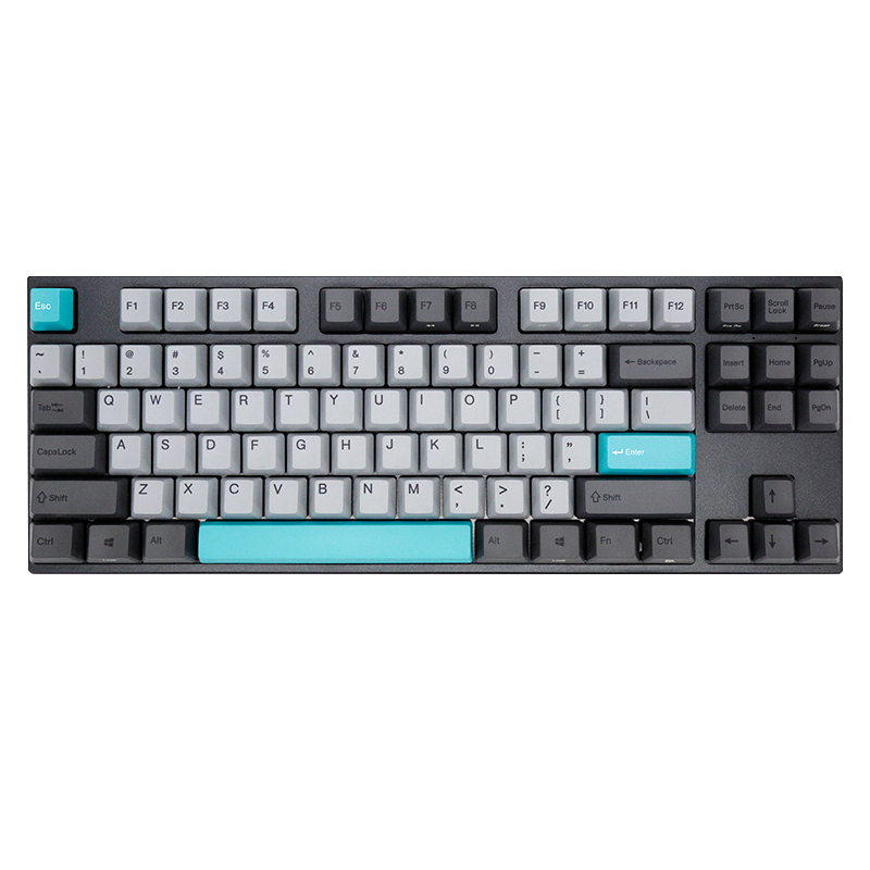 阿米洛(Varmilo) 夜色系列家用機(jī)械鍵盤(pán) 鍵盤(pán)機(jī)械 辦公鍵盤(pán) 程序員鍵盤(pán) 游戲鍵盤(pán) VD87鍵夜色(藍(lán)牙+有線) 德國(guó)cherry青軸