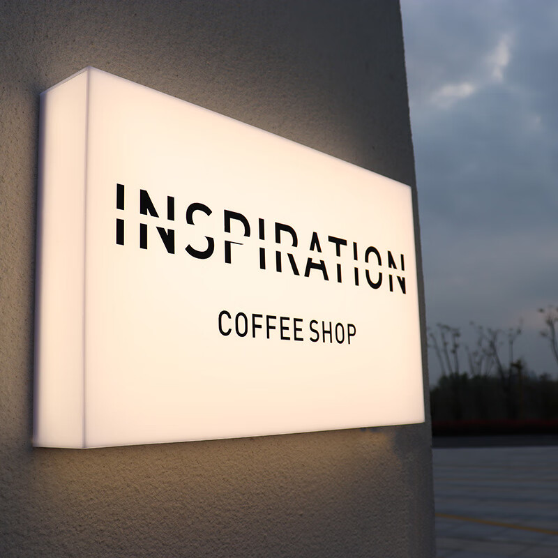 通体发光高亮防雨led灯箱 50cm*35cm