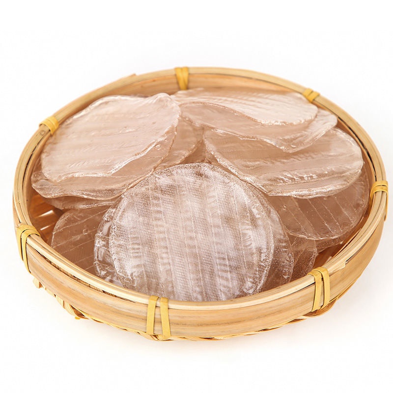 味巴哥山东特产铁棍小粉皮手工农家地瓜自制网红迷你小圆红薯粉皮定