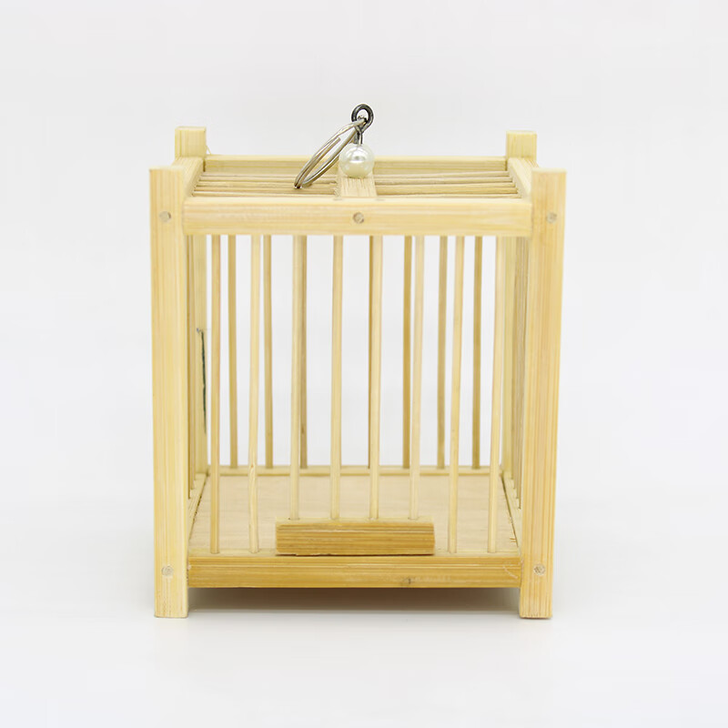 hkml蝈蝈笼子大号竹制小孩竹老人纯手工蝈蝈笼竹编精品经典款鸣虫笼