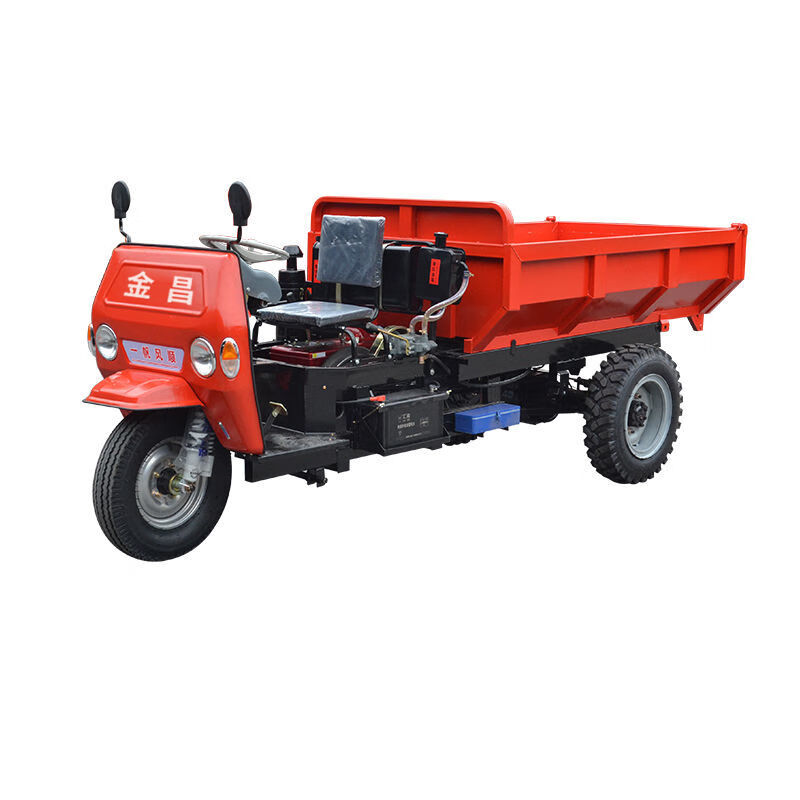 定制适用工程柴油三轮车建筑工地农用载重王三马子农用车爬坡自卸