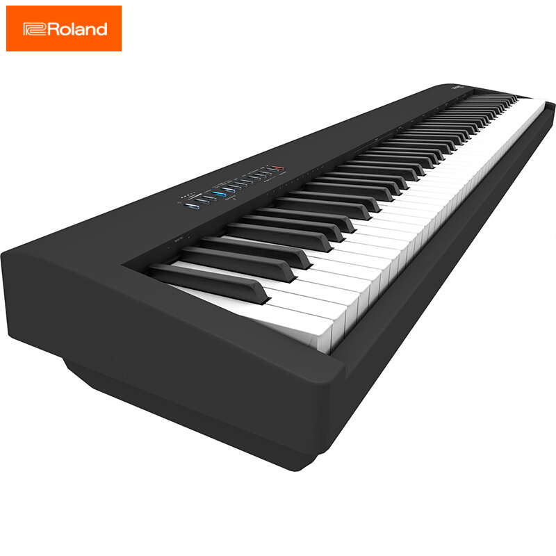 Roland罗兰FP30X 便携式88键重锤键盘数码智能蓝牙无线初学者入门儿童家用电钢琴 FP-30X黑色主机（含单踏板）+木架三踏板+礼包