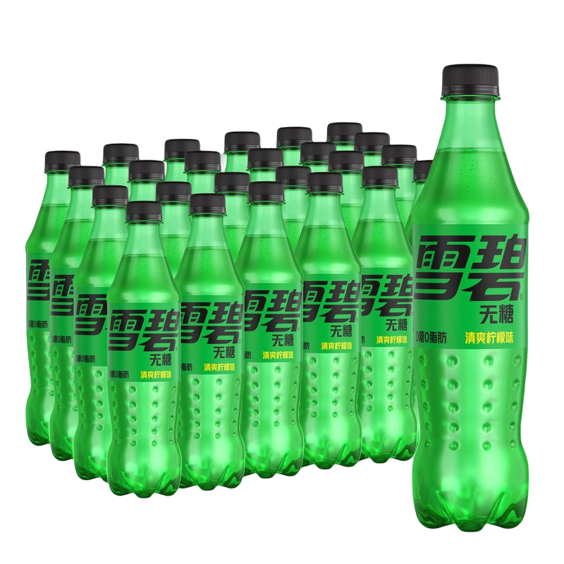 Sprite 雪碧 无糖汽水 清爽柠檬味 500ml*24瓶