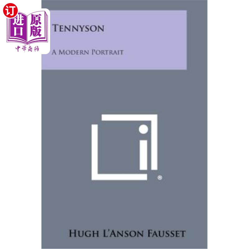 海外直订tennyson: a modern portrait 丁尼生:现代肖像